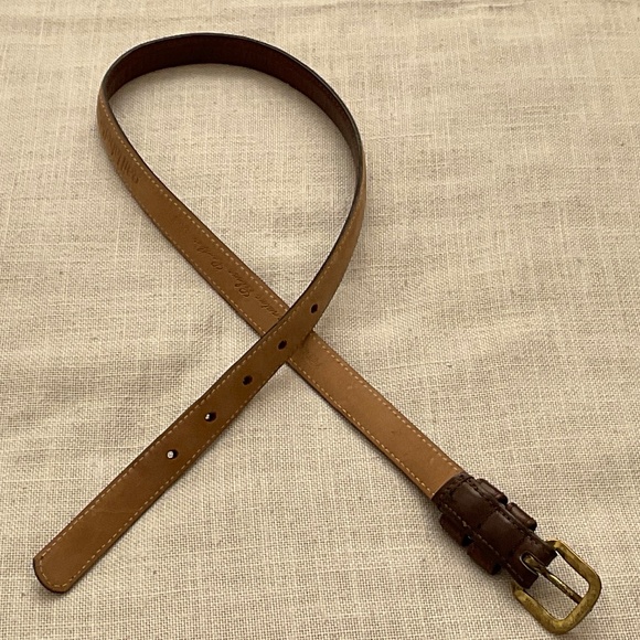 Gail Labelle Inc Brown Leather Medium Belt Size M - Picture 11 of 14